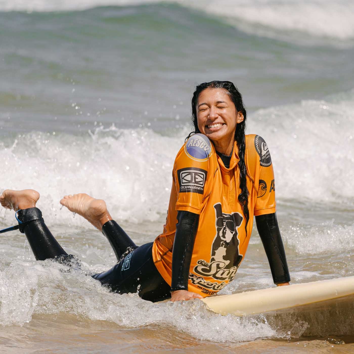 Surfing at The Surf Experience